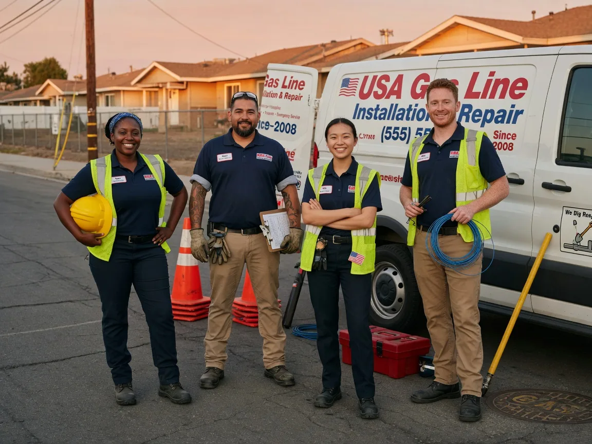 Gas Line Installation company in Harrogate, TN